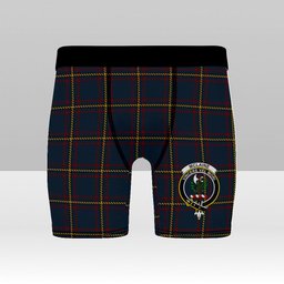ScotsTee Shop Scottish McLaine of Lochbuie Hunting Crest Tartan Boxer Shorts