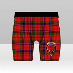 ScotsTee Shop Scottish McNicol of Scorrybreac Crest Tartan Boxer Shorts