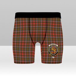 ScotsTee Shop Scottish McKintosh Hunting Weathered Crest Tartan Boxer Shorts