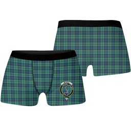 ScotsTee Shop Scottish McNeil of Colonsay Ancient Crest Tartan Boxer Shorts