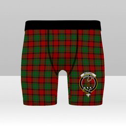 ScotsTee Shop Scottish McPhail Crest Tartan Boxer Shorts