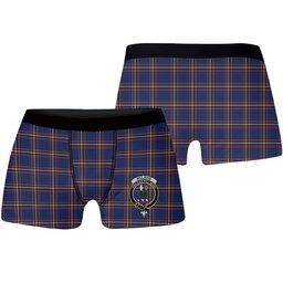 ScotsTee Shop Scottish McLaine of Lochbuie Hunting Modern Crest Tartan Boxer Shorts