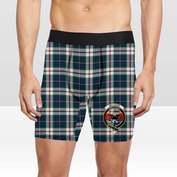ScotsTee Shop Scottish McLeod Of Californian Modern Crest Tartan Boxer Shorts