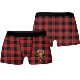 ScotsTee Shop Scottish McLeod of Raasay Ancient Crest Tartan Boxer Shorts