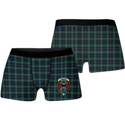 ScotsTee Shop Scottish McLeod of Skye Modern Crest Tartan Boxer Shorts