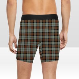 ScotsTee Shop Scottish McLeod of Harris Weathered Crest Tartan Boxer Shorts