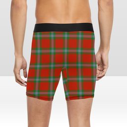 ScotsTee Shop Scottish McLaine of Loch Buie Ancient Crest Tartan Boxer Shorts