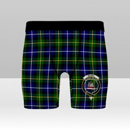 ScotsTee Shop Scottish McNeil of Barra Modern Crest Tartan Boxer Shorts