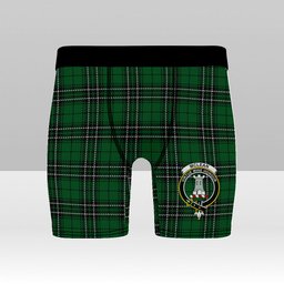 ScotsTee Shop Scottish McLean of Duart Hunting Crest Tartan Boxer Shorts