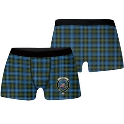 ScotsTee Shop Scottish McNeil of Barra Crest Tartan Boxer Shorts
