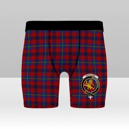 ScotsTee Shop Scottish Nicolson of Tiree & Coll Crest Tartan Boxer Shorts