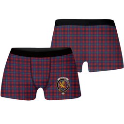 ScotsTee Shop Scottish Nicolson of Tiree & Coll Crest Tartan Boxer Shorts