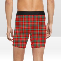 ScotsTee Shop Scottish Ogilvie (Ogilvy) Modern Crest Tartan Boxer Shorts
