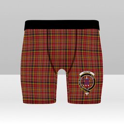 ScotsTee Shop Scottish Ogilvie (Ogilvy) of Strathallan Crest Tartan Boxer Shorts