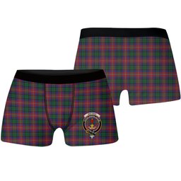 ScotsTee Shop Scottish Rattray of Lude Crest Tartan Boxer Shorts