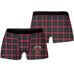 ScotsTee Shop Scottish Rattray of Lude Modern Crest Tartan Boxer Shorts