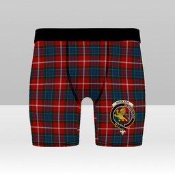 ScotsTee Shop Scottish Nicolson of Lewis Crest Tartan Boxer Shorts