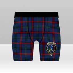 ScotsTee Shop Scottish Montgomery of Ayrshire Modern Crest Tartan Boxer Shorts