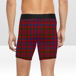 ScotsTee Shop Scottish Murray of Tullibardine Crest Tartan Boxer Shorts