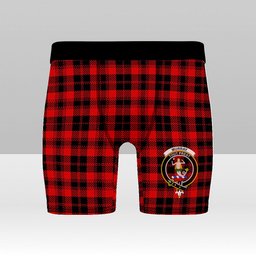 ScotsTee Shop Scottish Murray of Ochtertyre Modern Crest Tartan Boxer Shorts