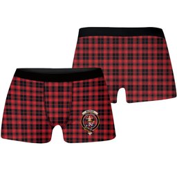 ScotsTee Shop Scottish Murray of Ochtertyre Modern Crest Tartan Boxer Shorts