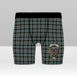 ScotsTee Shop Scottish Ogilvie of Inverarity – VS 1 Crest Tartan Boxer Shorts