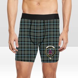 ScotsTee Shop Scottish Ogilvie of Inverarity – VS 1 Crest Tartan Boxer Shorts