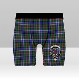 ScotsTee Shop Scottish Ogilvie (Ogilvy) Hunting Modern Crest Tartan Boxer Shorts