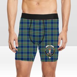 ScotsTee Shop Scottish Reid (Mill City) Modern Clan Crest Tartan Boxer Shorts