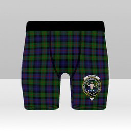 ScotsTee Shop Scottish Murray of Atholl Crest Tartan Boxer Shorts