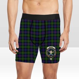 ScotsTee Shop Scottish Murray of Atholl Crest Tartan Boxer Shorts