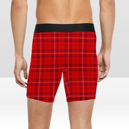 ScotsTee Shop Scottish Rose of Kilravock Modern Crest Tartan Boxer Shorts