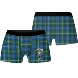 ScotsTee Shop Scottish Shaw of Carolina Ancient Crest Tartan Boxer Shorts
