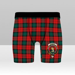ScotsTee Shop Scottish Stewart of Atholl Modern Crest Tartan Boxer Shorts