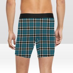ScotsTee Shop Scottish Thompson Dress Blue Ancient Crest Tartan Boxer Shorts