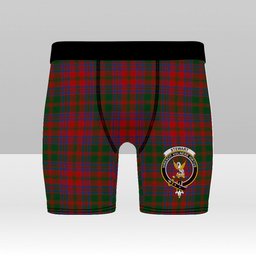ScotsTee Shop Scottish Stewart of Urrard Crest Tartan Boxer Shorts