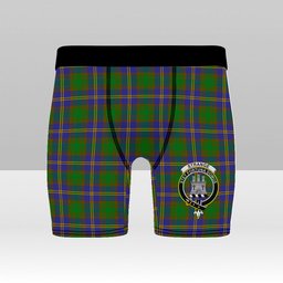 ScotsTee Shop Scottish Strange of Balkaskie SC Crest Tartan Boxer Shorts