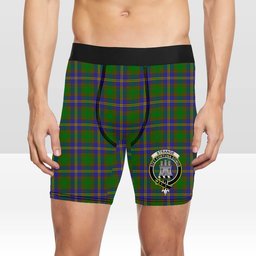 ScotsTee Shop Scottish Strange of Balkaskie SC Crest Tartan Boxer Shorts