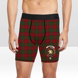 ScotsTee Shop Scottish Stewart of Appin Crest Tartan Boxer Shorts