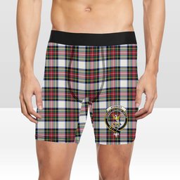 ScotsTee Shop Scottish Stewart Dress Modern Crest Tartan Boxer Shorts