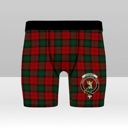 ScotsTee Shop Scottish Stewart of Atholl Crest Tartan Boxer Shorts