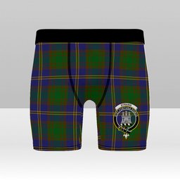ScotsTee Shop Scottish Strang of Balkaskie Crest Tartan Boxer Shorts