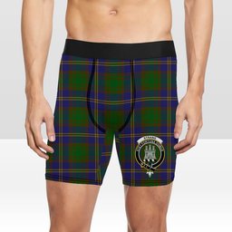 ScotsTee Shop Scottish Strang of Balkaskie Crest Tartan Boxer Shorts