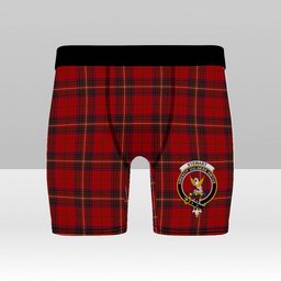 ScotsTee Shop Scottish Stewart of Rothesay 1 Crest Tartan Boxer Shorts