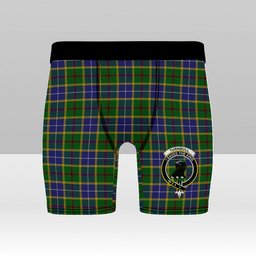 ScotsTee Shop Scottish Turnbull of Thornton Crest Tartan Boxer Shorts