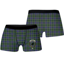 ScotsTee Shop Scottish Turnbull of Thornton Crest Tartan Boxer Shorts