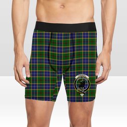 ScotsTee Shop Scottish Turnbull of Thornton Crest Tartan Boxer Shorts