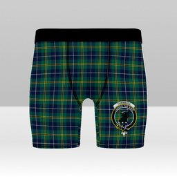 ScotsTee Shop Scottish Turnbull Hunting Modern Clan Crest Tartan Boxer Shorts