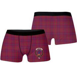 ScotsTee Shop Scottish Stirling of Keir Modern Crest Tartan Boxer Shorts