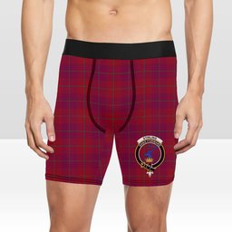 ScotsTee Shop Scottish Stirling of Keir Modern Crest Tartan Boxer Shorts